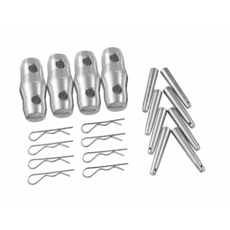 Quadlock montážní sada pro E konstrukce, 4x spojka, 8x kolík, 8x z