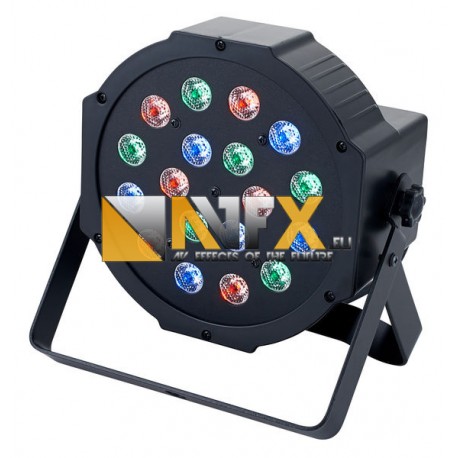 AVFX LED otocna hlavice 7x18W RGBW-UV LED, DMX