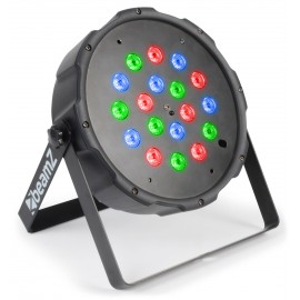 BeamZ FlatPar118B reflektor 18X 1W RGB s baterií