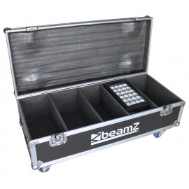 BeamZ Professional Flightcase FL4 pro 4ks Star-Color 240/360 Wash Lights