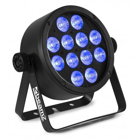 BeamZ Professional BAC304 Aluminum LED PAR 12x8W QCL RGBW, DMX, černý