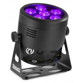 BeamZ Professional BBP66 LED reflektor na baterie, 6x 6W QCL