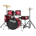 Stagg TIM120B WR, bicí sada, vínová