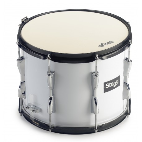 Stagg MATD-1310, pochodový tenorový buben 13" x 10", bílý