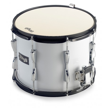 Stagg MASD-1310, pochodový snare 13" x 10", bílý