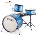 Stagg TIM JR 3/16B BL, dětská bicí sada, modrá
