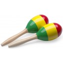 Stagg MRW-29R, dřevěné maracas, reggae