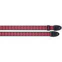 Stagg STE GIRL BK/RED, kytarový popruh, černočervený