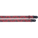 Stagg SWO-SKBEAST RED, kytarový popruh, červený