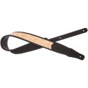 Stagg SFS-WD-CORK, kytarový popruh, černý