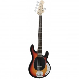 Dimavery MM-501, baskytara elektrická pětistrunná, stínovaná