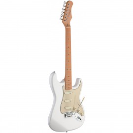 Stagg SES50M-CWH, elektrická kytara, bílá