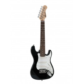 Dimavery J-350, elektrická kytara pro děti, černá