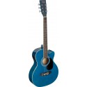 Stagg SA20ACE-BLUE, elektroakustická kytara typu Auditorium