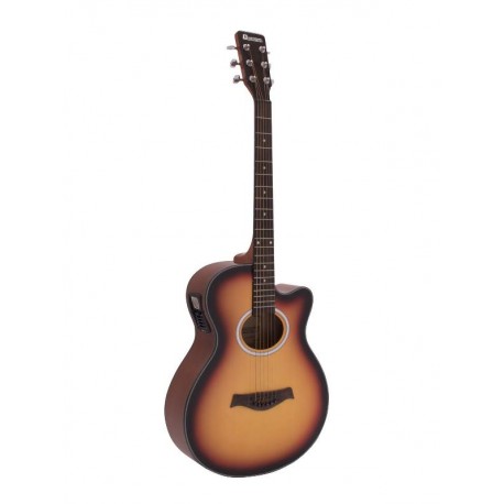 Dimavery AW-400, elektroakustická kytara typu Folk, sunburst