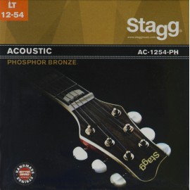 Stagg AC-1254-PH, sada strun pro akustickou kytaru, light