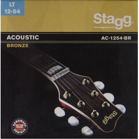 Stagg AC-1254-BR, sada strun pro akustickou kytaru, light