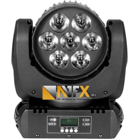 AVFX LED Beamwash 7x18W RGBWA+UV WASH 6in1