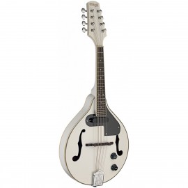 Stagg M50 E WH, mandolína bluegrassová elektroakustická, bílá