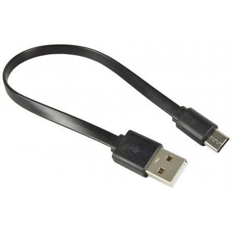 AV:Link plochý kabel USB Typ-C, 20cm