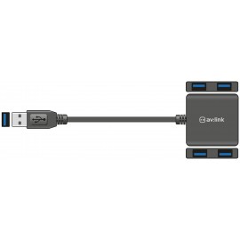 AV:link 4portový rozbočovače USB Typ-A