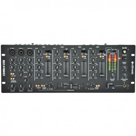 Citronic CDM8:4 USB, 4-kanálový DJ mixážní pult