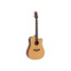 Dimavery STW-90, elektroakustická kytara typu Dreadnought, přírodn