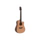 Dimavery ASW-60, elektroakustická kytara typu Dreadnought, přírodn