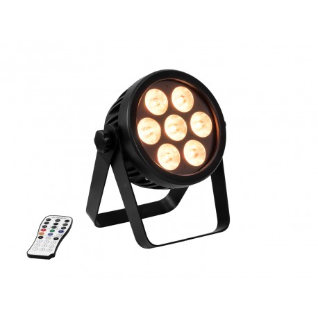 Eurolite LED 4C-7 Silent Slim reflektor, 7x 8W HCL LED, DMX