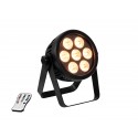 Eurolite LED 4C-7 Silent Slim reflektor, 7x 8W HCL LED, DMX