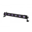 Eurolite LED BAR-6 UV světelná lišta, 6x 1W UV LED