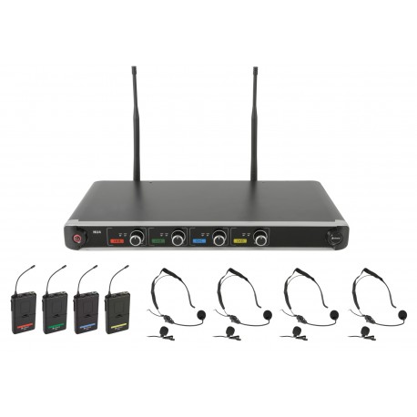 Chord NU4-N hlavový UHF bezdrátový mikrofonní systém, 864.8+864.3+