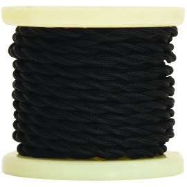 Lyyt B2WBk-5, retro napájecí kabel, 5m, černý