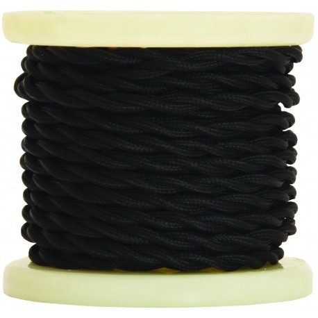 Lyyt B2WBk-5, retro napájecí kabel, 5m, černý