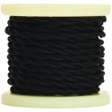 Lyyt B2WBk-5, retro napájecí kabel, 5m, černý