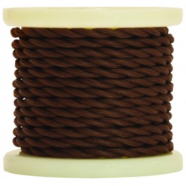 Lyyt B2WBn-5, retro napájecí kabel, 5m, hnědý
