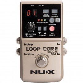 NUX Loop Core Deluxe, 24-bit Looper Pedal Bundle