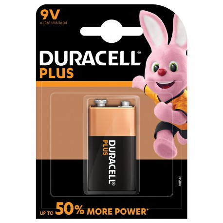 Duracell Plus baterie 6LR61/MN1604, 9V