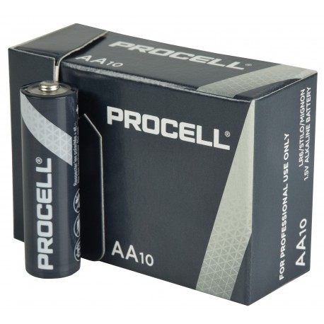 Duracell Procell AA baterie, 1.5V alkalické, 10ks v balení