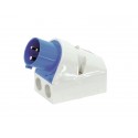 Mounting plug CEE 32A 3-pol (wall)